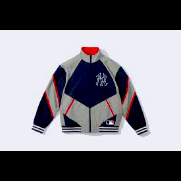 Supreme x New York Yankees Track Jacket Navy S